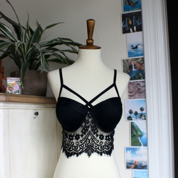 Charlotte Russe Other - Charlotte Russe Sexy Lace Padded Bra